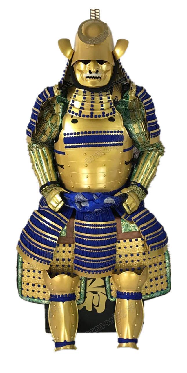 Japanese Wearable Rustung Samurai Armor Golden Suaka Nuri Yoroi