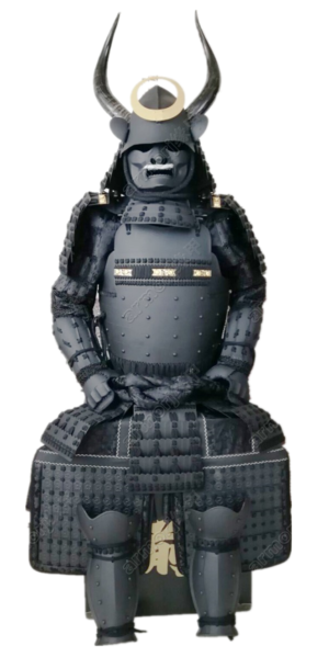 Wearable Japanese Armor Suit Rüstung Samurai Yamamoto Kansuke Big Horns Peach Helmet O20